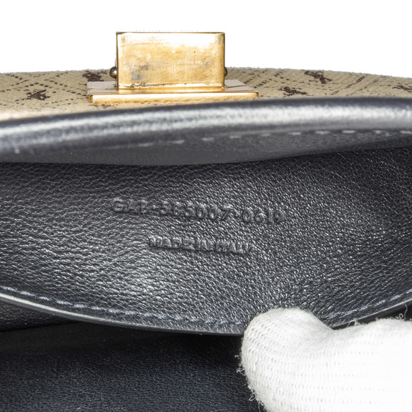 Pre-Loved Saint Laurent Small Canvas Monogram All Over Crossbody - Picture 7 of 10